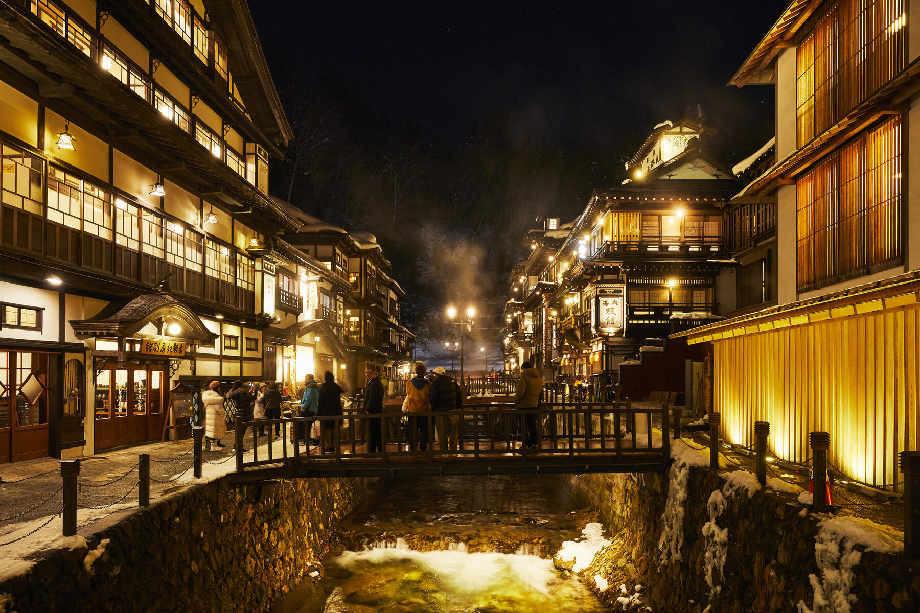 銀山温泉・夜景めぐり